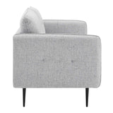 Cameron Tufted Fabric Sofa Light Gray EEI-4451-LGR