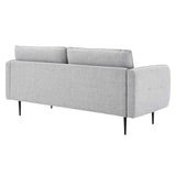 Cameron Tufted Fabric Sofa Light Gray EEI-4451-LGR