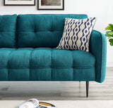 Cameron Tufted Fabric Sofa Teal EEI-4451-TEA