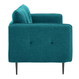 Cameron Tufted Fabric Sofa Teal EEI-4451-TEA