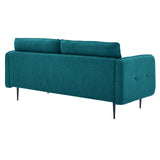 Cameron Tufted Fabric Sofa Teal EEI-4451-TEA