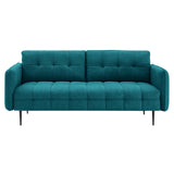 Cameron Tufted Fabric Sofa Teal EEI-4451-TEA