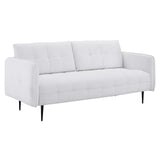 Cameron Tufted Fabric Sofa White EEI-4451-WHI