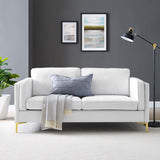 Kaiya Fabric Sofa White EEI-4454-WHI