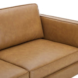 Kaiya Vegan Leather Sofa Tan EEI-4455-TAN