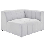 Bartlett Upholstered Fabric 4-Piece Sectional Sofa Ivory EEI-4516-IVO