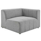 Bartlett Upholstered Fabric 4-Piece Sectional Sofa Light Gray EEI-4516-LGR