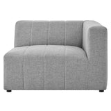 Bartlett Upholstered Fabric 4-Piece Sectional Sofa Light Gray EEI-4516-LGR