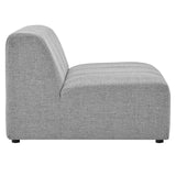 Bartlett Upholstered Fabric 4-Piece Sectional Sofa Light Gray EEI-4516-LGR