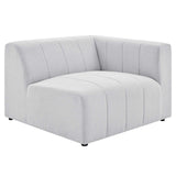 Bartlett Upholstered Fabric 4-Piece Sectional Sofa Ivory EEI-4518-IVO