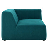 Bartlett Upholstered Fabric 4-Piece Sectional Sofa Teal EEI-4518-TEA