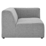 Bartlett Upholstered Fabric 5-Piece Sectional Sofa Light Gray EEI-4520-LGR