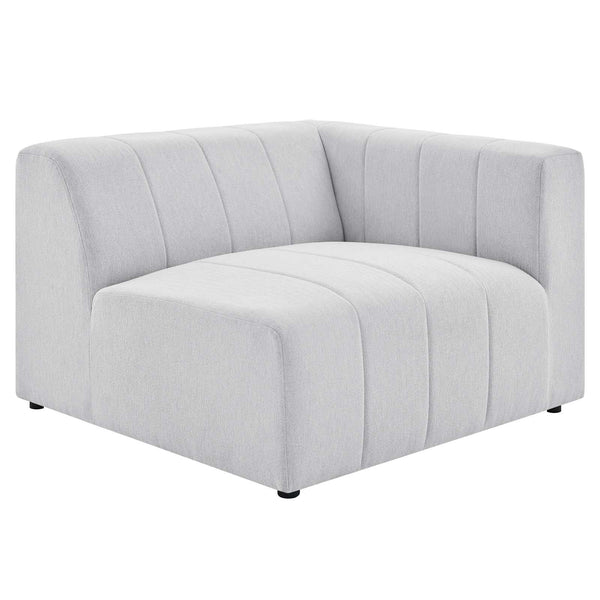 Bartlett Upholstered Fabric 5-Piece Sectional Sofa Ivory EEI-4531-IVO