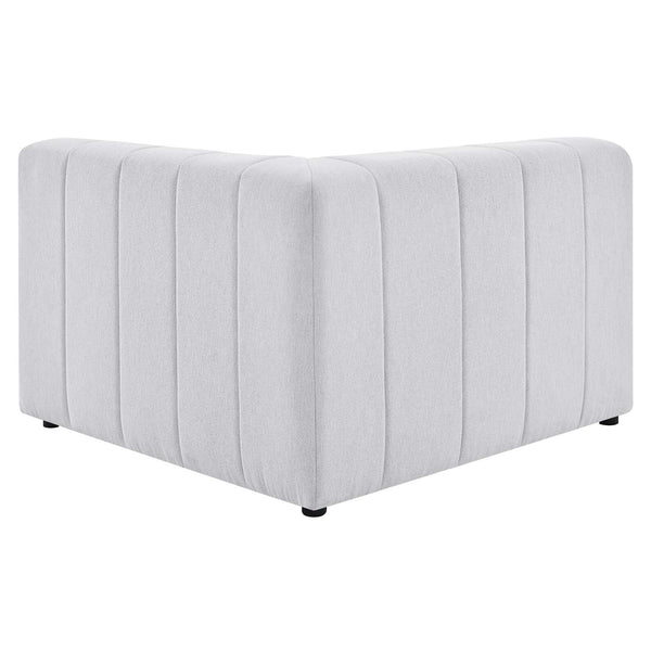 Bartlett Upholstered Fabric 5-Piece Sectional Sofa Ivory EEI-4531-IVO