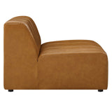Bartlett Vegan Leather 5-Piece Sectional Sofa Tan EEI-4532-TAN