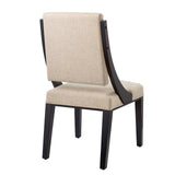 Modway Furniture Cambridge Upholstered Fabric Dining Chairs - Set of 2 XRXT Beige EEI-4553-BEI