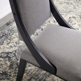 Modway Furniture Cambridge Upholstered Fabric Dining Chairs - Set of 2 XRXT Light Gray EEI-4553-LGR