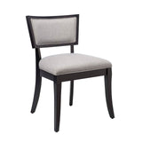 Modway Furniture Pristine Upholstered Fabric Dining Chairs - Set of 2 XRXT Light Gray EEI-4557-LGR