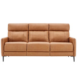 Huxley Leather Sofa Tan EEI-4561-TAN