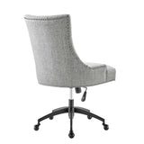 Regent Tufted Fabric Office Chair Black Light Gray EEI-4572-BLK-LGR