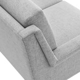 Chesapeake Fabric Sofa EEI-4628-BLK-LGR
