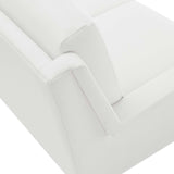 Chesapeake Fabric Sofa EEI-4628-BLK-WHI