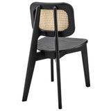 Modway Furniture Habitat Wood Dining Side Chair XRXT Black EEI-4645-BLK