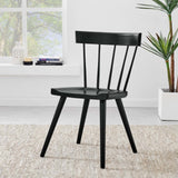 Modway Furniture Sutter Wood Dining Side Chair XRXT Black EEI-4650-BLK