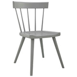 Modway Furniture Sutter Wood Dining Side Chair XRXT Light Gray EEI-4650-LGR