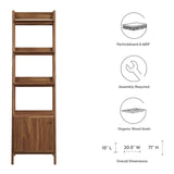 Modway Furniture Bixby 21" Bookshelf 0423 Walnut EEI-4655-WAL