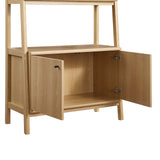 Modway Furniture Bixby 33" Bookshelf 0423 Oak EEI-4656-OAK
