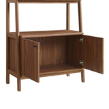 Modway Furniture Bixby 33" Bookshelf 0423 Walnut EEI-4656-WAL