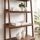 Modway Furniture Bixby 33" Bookshelf 0423 Walnut EEI-4656-WAL