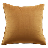 Enhance 20" Performance Velvet Throw Pillow Cognac EEI-4699-COG