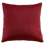 Enhance 20" Performance Velvet Throw Pillow Maroon EEI-4699-MAR