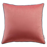 Accentuate 20" Performance Velvet Throw Pillow Blossom Navy EEI-4700-BLO-NAV