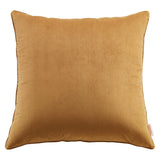 Enhance 24" Performance Velvet Throw Pillow Cognac EEI-4701-COG