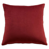 Enhance 24" Performance Velvet Throw Pillow Maroon EEI-4701-MAR