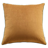 Accentuate 24" Performance Velvet Throw Pillow Cognac Green EEI-4702-COG-GRN