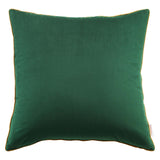 Accentuate 24" Performance Velvet Throw Pillow Green Cognac EEI-4702-GRN-COG