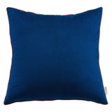 Accentuate 24" Performance Velvet Throw Pillow Navy Blossom EEI-4702-NAV-BLO