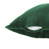 Enhance 18" Lumbar Performance Velvet Throw Pillow Green EEI-4703-GRN