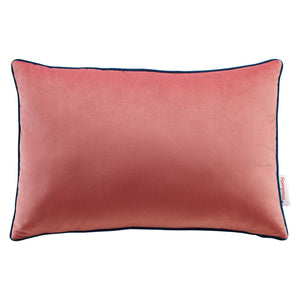 Accentuate 18" Lumbar Performance Velvet Throw Pillow Blossom Navy EEI-4704-BLO-NAV