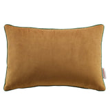 Accentuate 18" Lumbar Performance Velvet Throw Pillow Cognac Green EEI-4704-COG-GRN