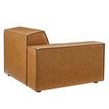 Restore 7-Piece Vegan Leather Sectional Sofa Tan EEI-4716-TAN