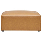 Mingle Vegan Leather Sofa and Ottoman Set Tan EEI-4790-TAN