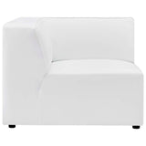 Mingle Vegan Leather 7-Piece Sectional Sofa White EEI-4797-WHI