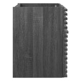 Modway Furniture Render 18" Wall-Mount Bathroom Vanity Cabinet XRXT Charcoal EEI-4848-CHA