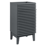 Modway Furniture Render 18" Bathroom Vanity Cabinet XRXT Gray EEI-4849-GRY