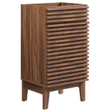 Modway Furniture Render 18" Bathroom Vanity Cabinet XRXT Walnut EEI-4849-WAL